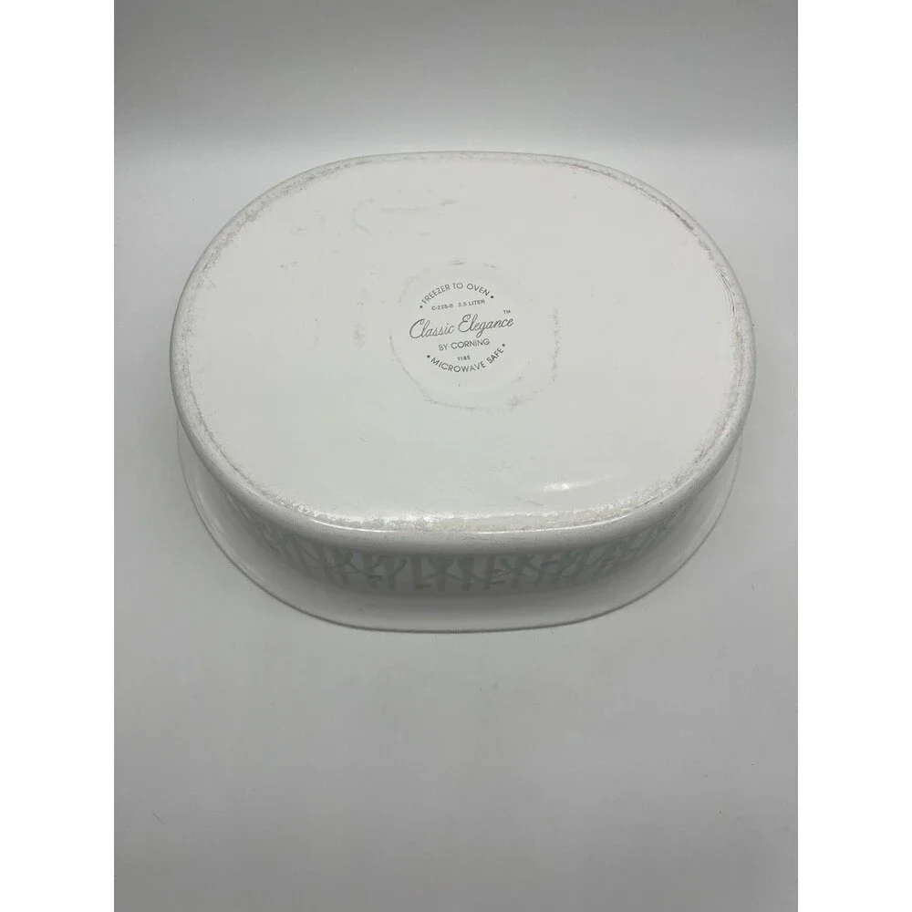 Corning Classic Elegance C-225-B 2.5L Oval Ceramic Casserole Dish